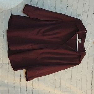 Worthington Maroon Button Down Shirt
